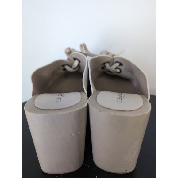 Kelsi Dagger studded lace up embellished platform clogs mules 8.5 - Picture 3 of 7